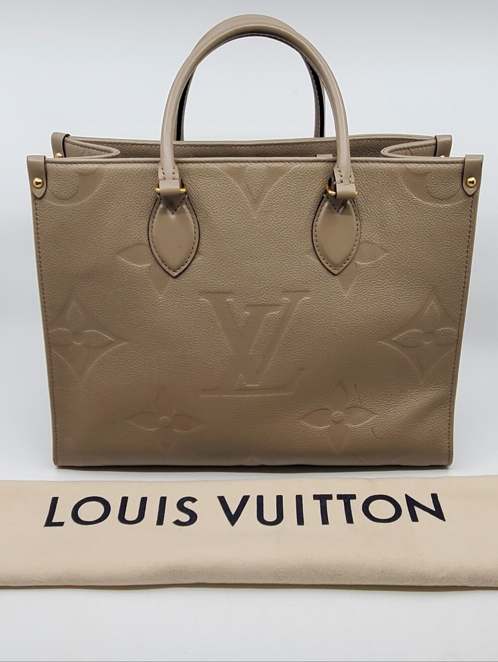 Louis Vuitton Onthego MM Empreinte Leather Bag